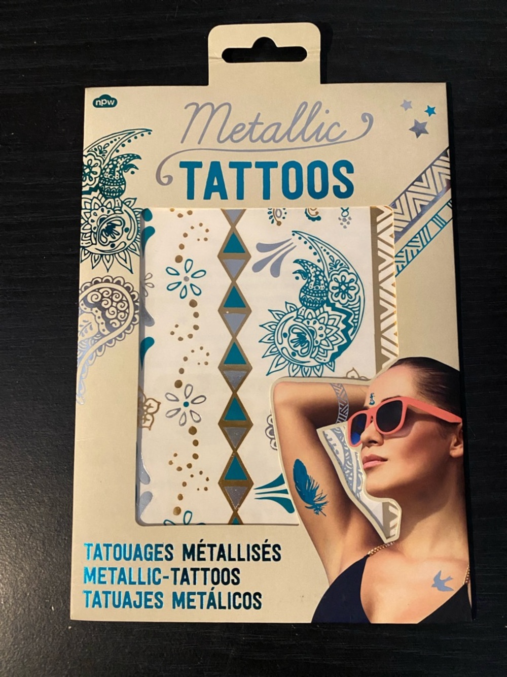 NWT Metallic Tattoos